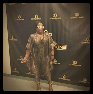 Gorgeous Metallic Jumpsuit